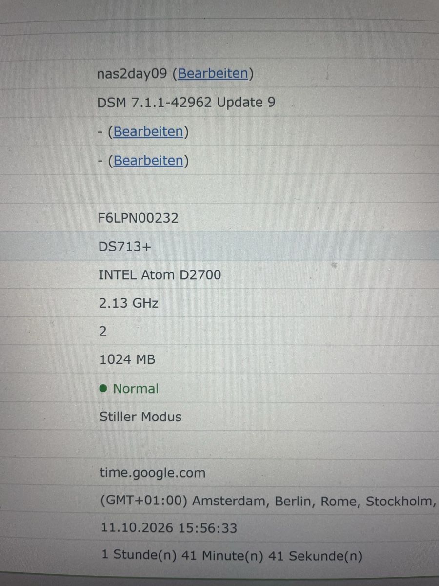 Synology Server: Synology DS 713+ NAS – Usato da Wünnewil venduto da 2day 5
