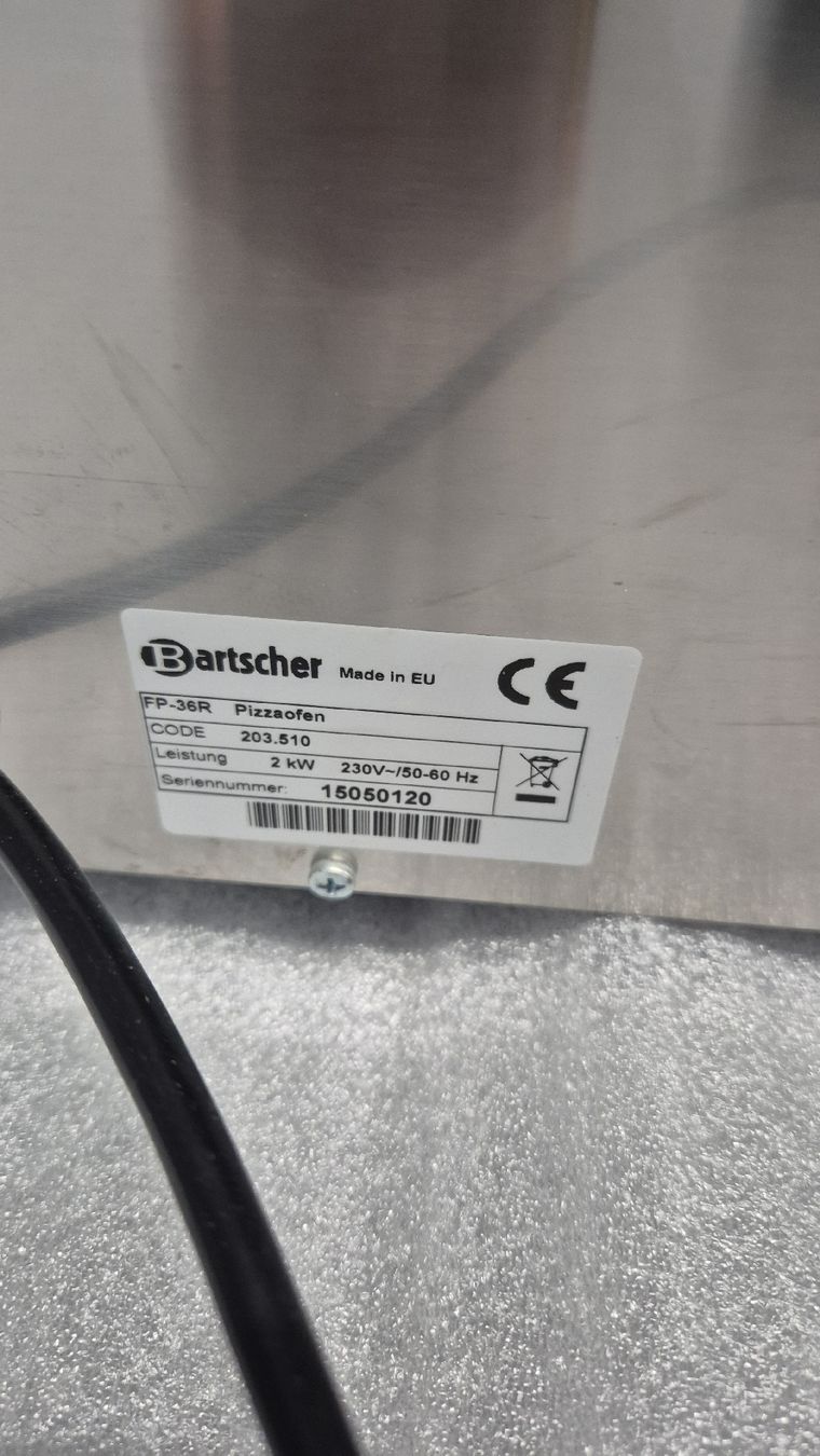 Forni per pizza: Bartscher Pizzaofen FP-36R mit Schamottstein – Usato da Triesen venduto da Kevinio83 2