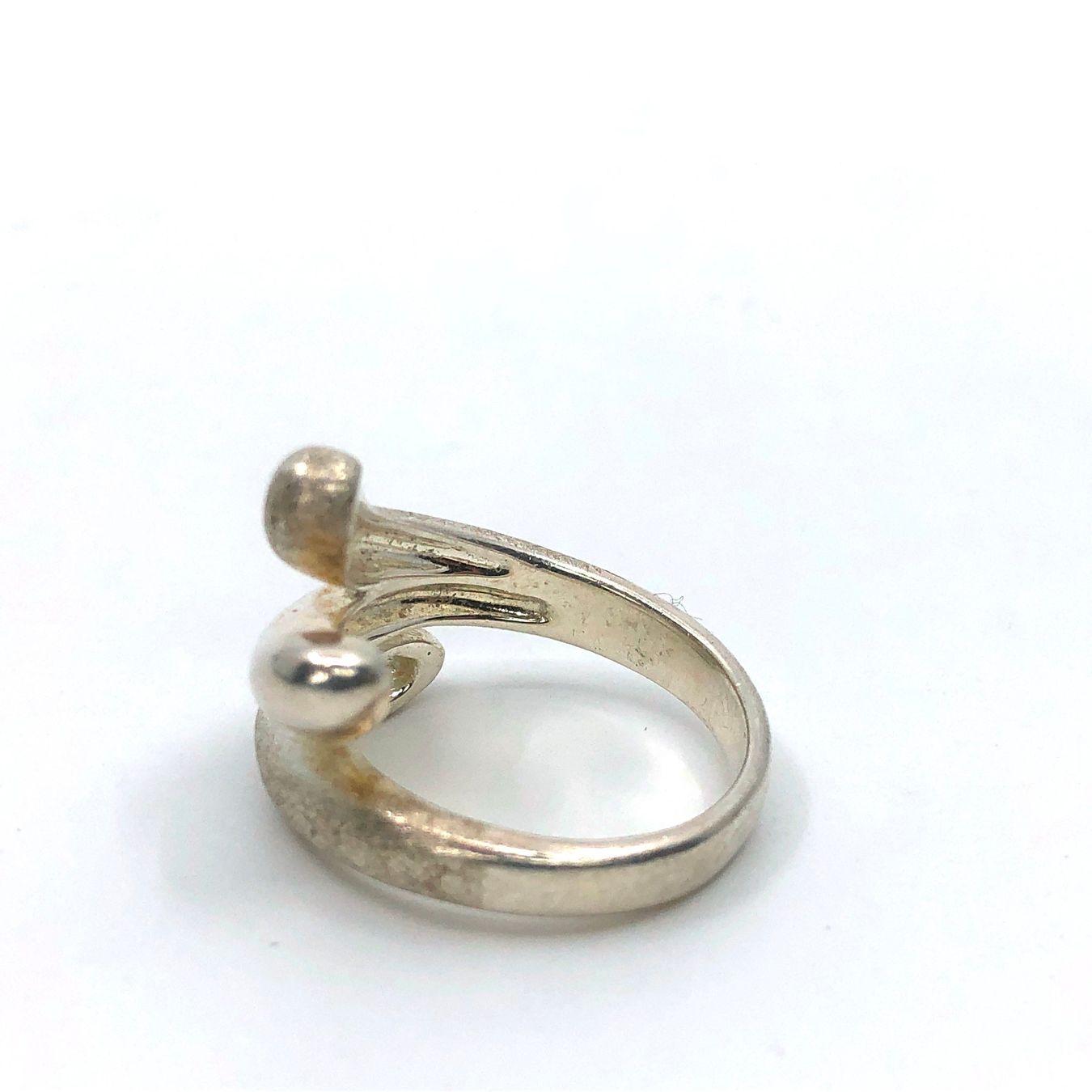 Anelli: Ring Silber 925  Teils mit strukturierter Oberfläche – Usato da Basel venduto da Tiabeanie 4