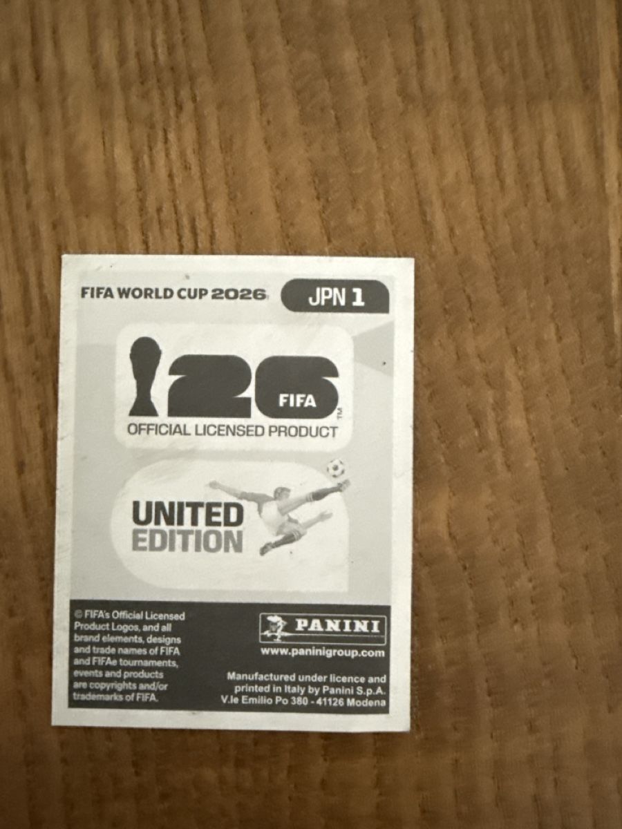 Panini Carte collezionabili: FIFA World Cup 2026 Sticker JPN 1  – Usato da Frenkendorf venduto da emi_jg7b 1