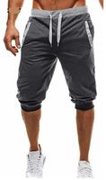 Herren 3/4-tel Trainerhose grau Gr. M - 224148