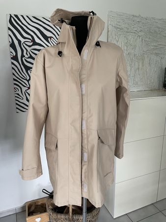 Didriksons Regenjacke beige Grösse 38 wasserdicht