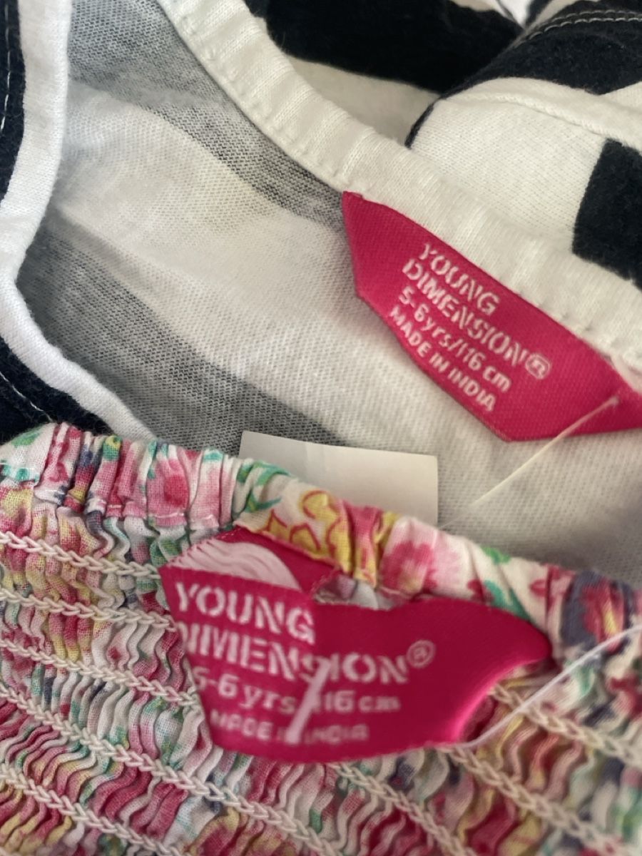 Vestiti & Gonne: 2 Sommerkleider Young Dimension Gr. 116 Top – Usato da Obergerlafingen venduto da cabo4 2