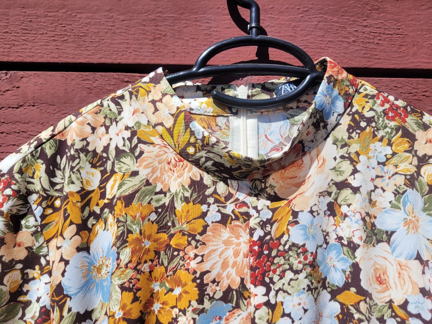 Zara Kleider: Zara Kleid mit Bluememuster, Grösse S – Neu (gemäss Beschreibung) aus Richterswil von MANANA_24 4