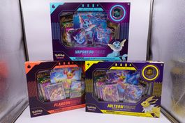 Pokémon: Jolteon, Vaporeon, Flareon VMAX Premium Collection