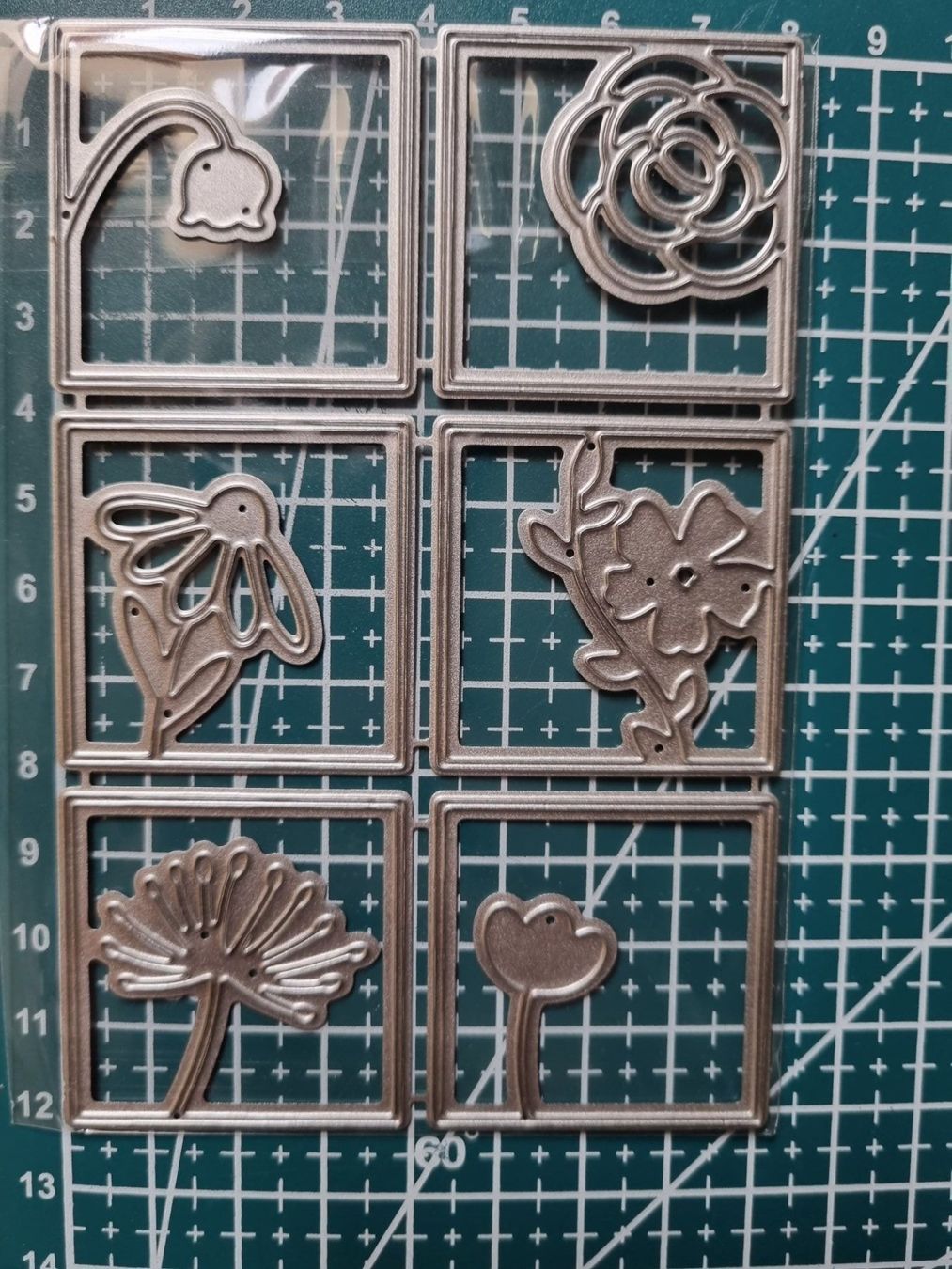 Schablonen: Stanzschablone Nr.92, Blumen 6er Set – Neu und originalverpackt aus Gretzenbach von Fliegepilz 5