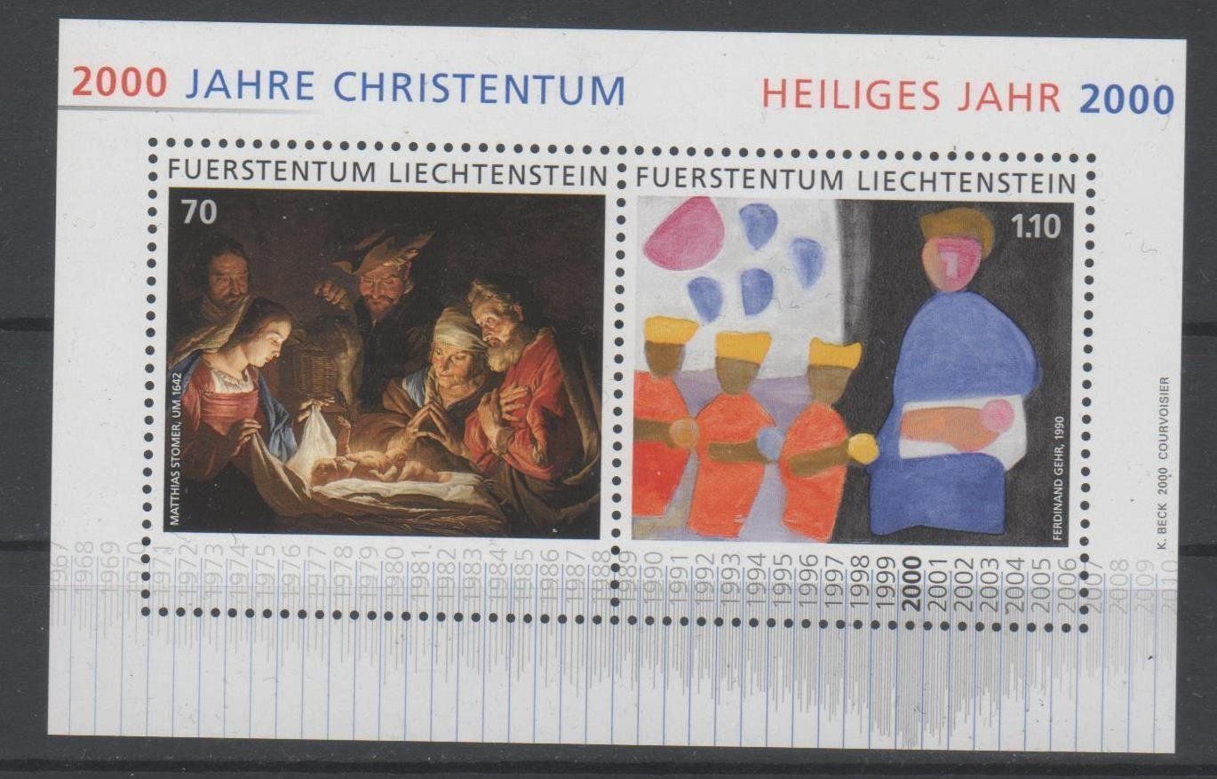 Alle Briefmarken: Liechtenstein Block Nr. 17 ** – Neu (gemäss Beschreibung) aus Remetschwil von Hofiii