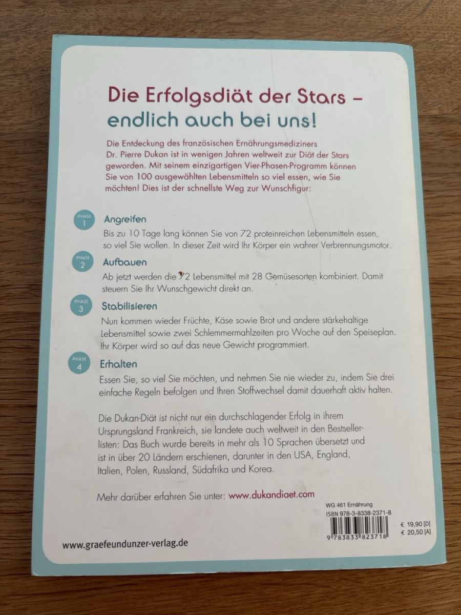 Bücher: Buch Die Dukan Diät – Gebraucht aus Muhen von Claudi1985 1