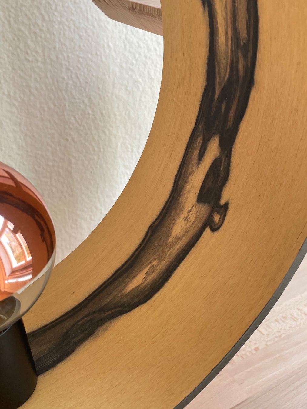 Lampade: Lampe designer, pièce unique, en ébène blanc. >60 cm. – Usato da Zürich venduto da gae_6xly 2