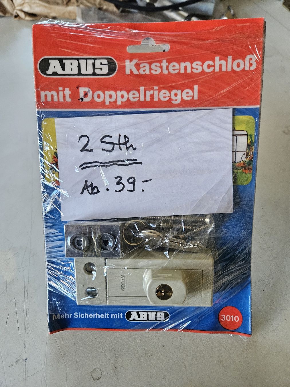 Ferramenta: ABUS Kastenschloss mit Doppelriegel, Neu, 2 Stück – Nuovo (secondo la descrizione) da Oberburg venduto da znas 1