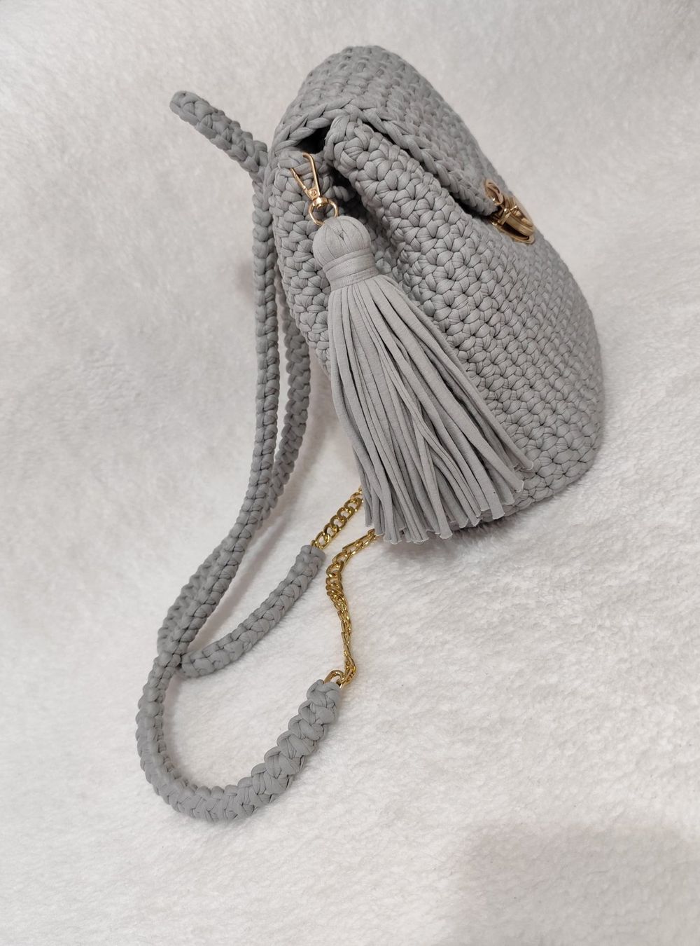 Borse da donna: Handgefertigte Häkeltasche – Nuovo (secondo la descrizione) da Kaltbrunn venduto da gurlukhandmade 2