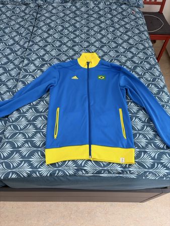 Adidas Trainingsjacke Brasilien WM 2014 Grösse S blau