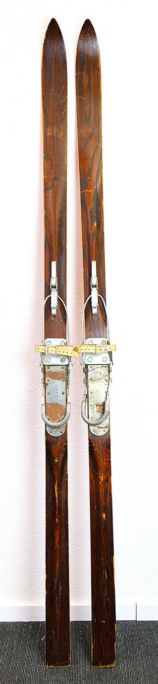 Sci: Antike Holzskier / "Ridge Top" Skier – Difettoso da Volketswil venduto da brockipfannenstil 3