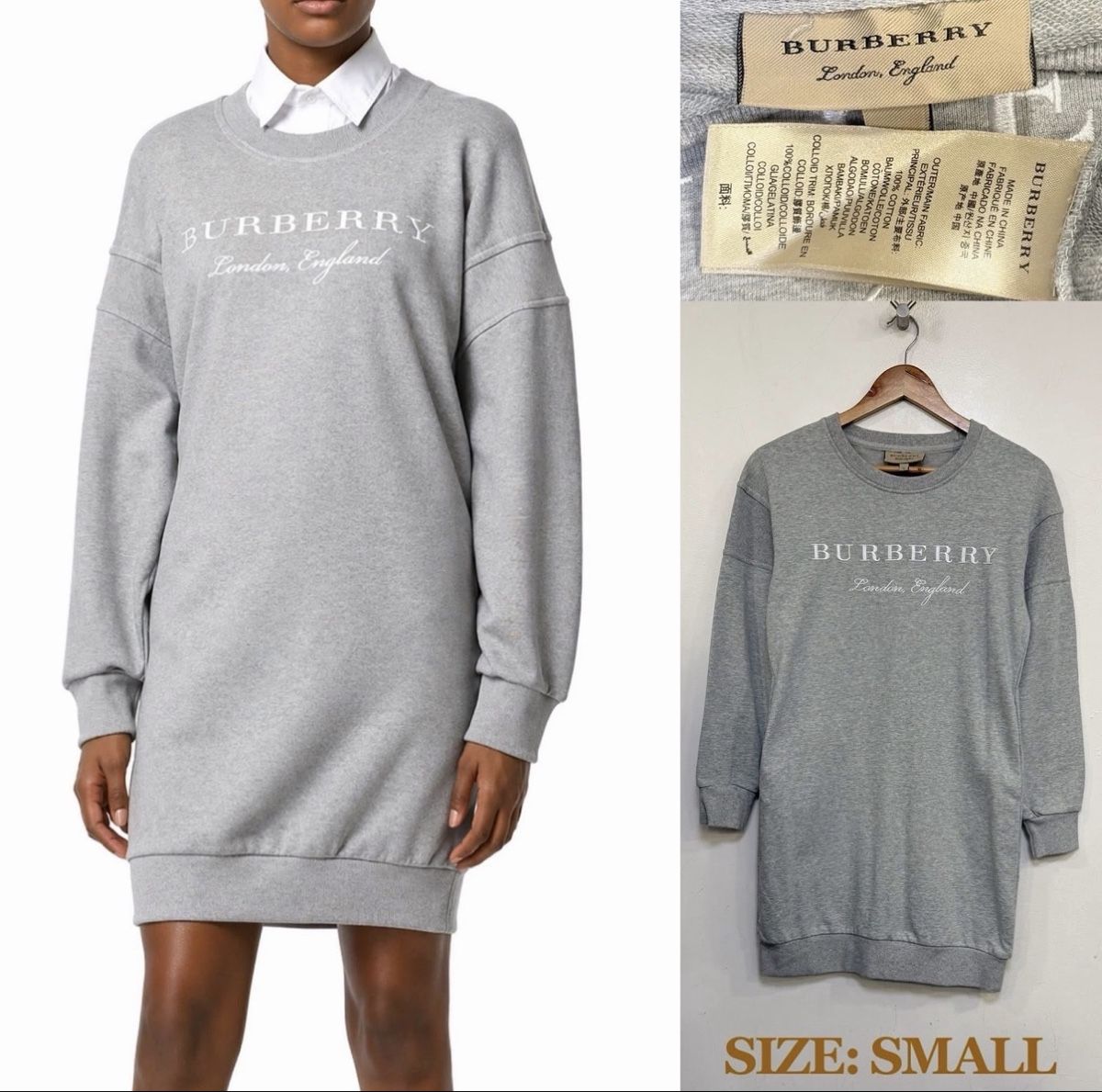 Burberry Kleider: Burberry Cotton Sweater Dress – Gebraucht aus St.Josefen von lop_lh8d