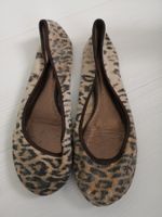 🤩MANGO STOFF BALLERINA-SCHUHE, GEBRAUCHT, DURCHGELAUFEN