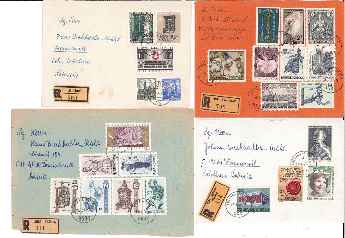 Tous les timbres: 21 R-Briefe Bedarfspost – D'occasion à Bellach par qsearch 4