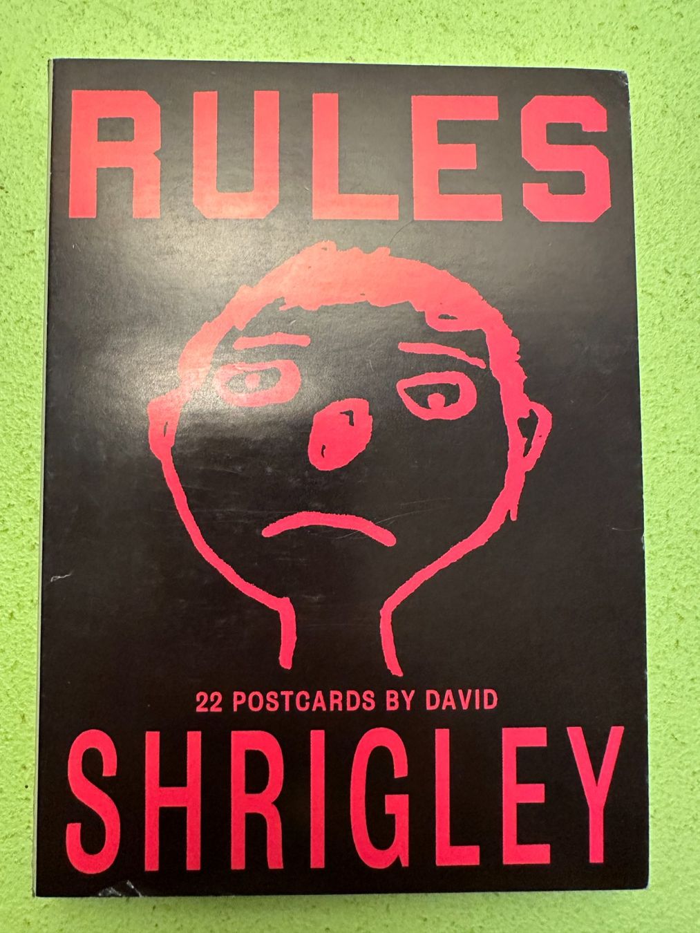 Livres: David Shrigley: Rules. 22 Postcards – D'occasion à Zürich par allp