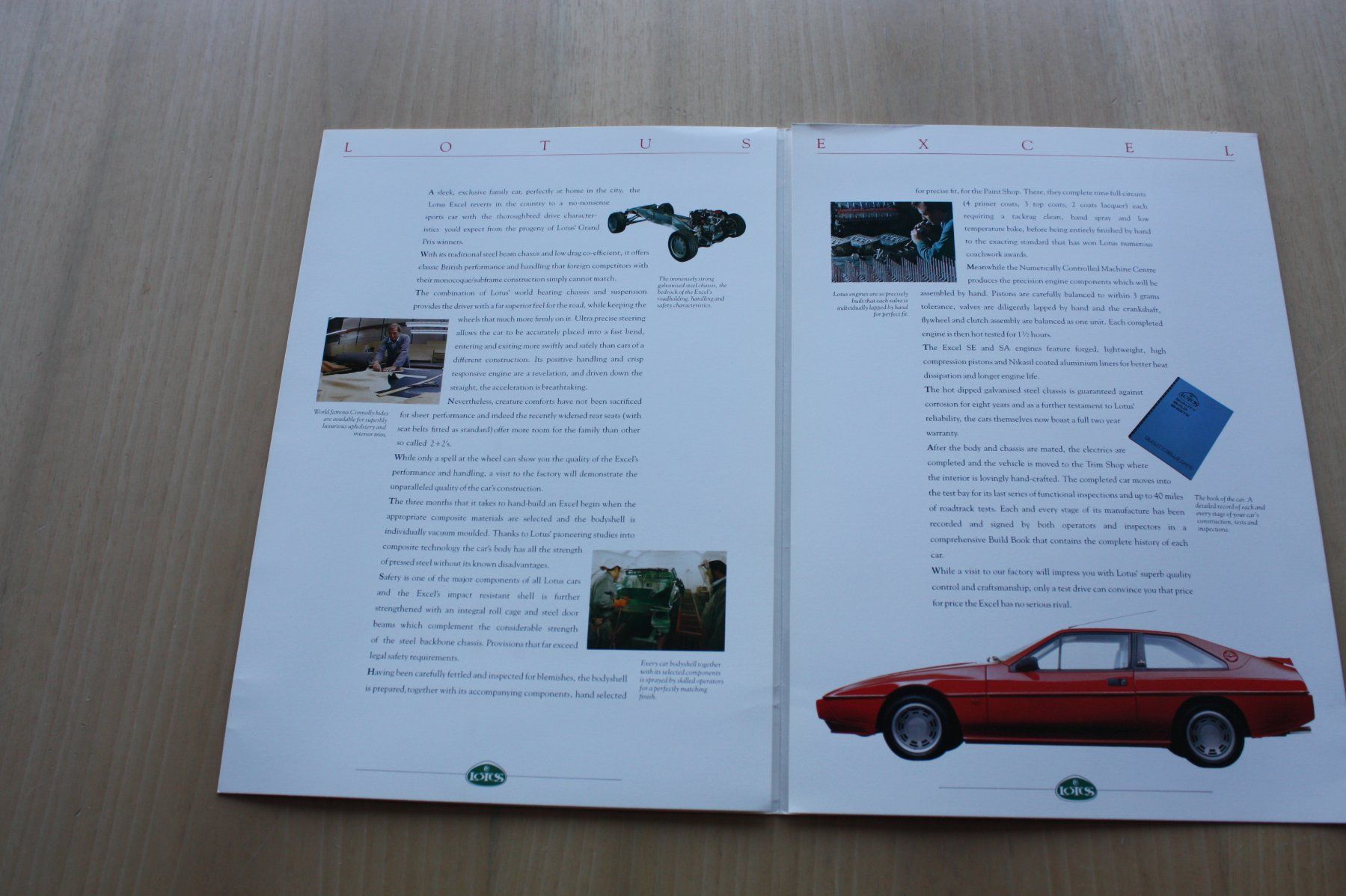 Lotus Documenti: Lotus Excel/Excel S.E./Excel S.A. Prospekt 1988 – Usato da Wikon venduto da erwin400 1