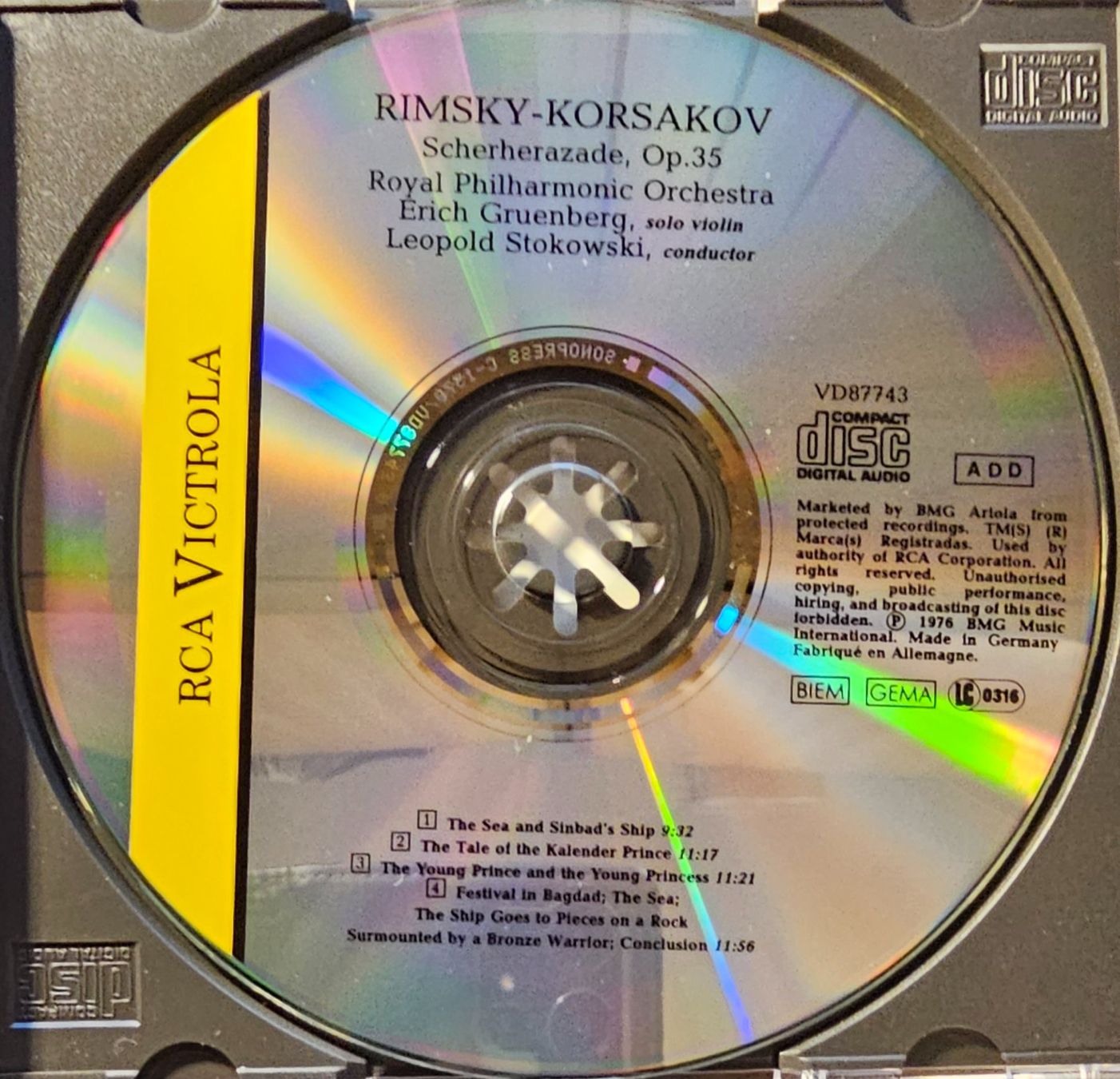 CDs: Rimsky-Korsakov - Scheherazade – Gebraucht aus Wahlen b. Laufen von Cg10 1
