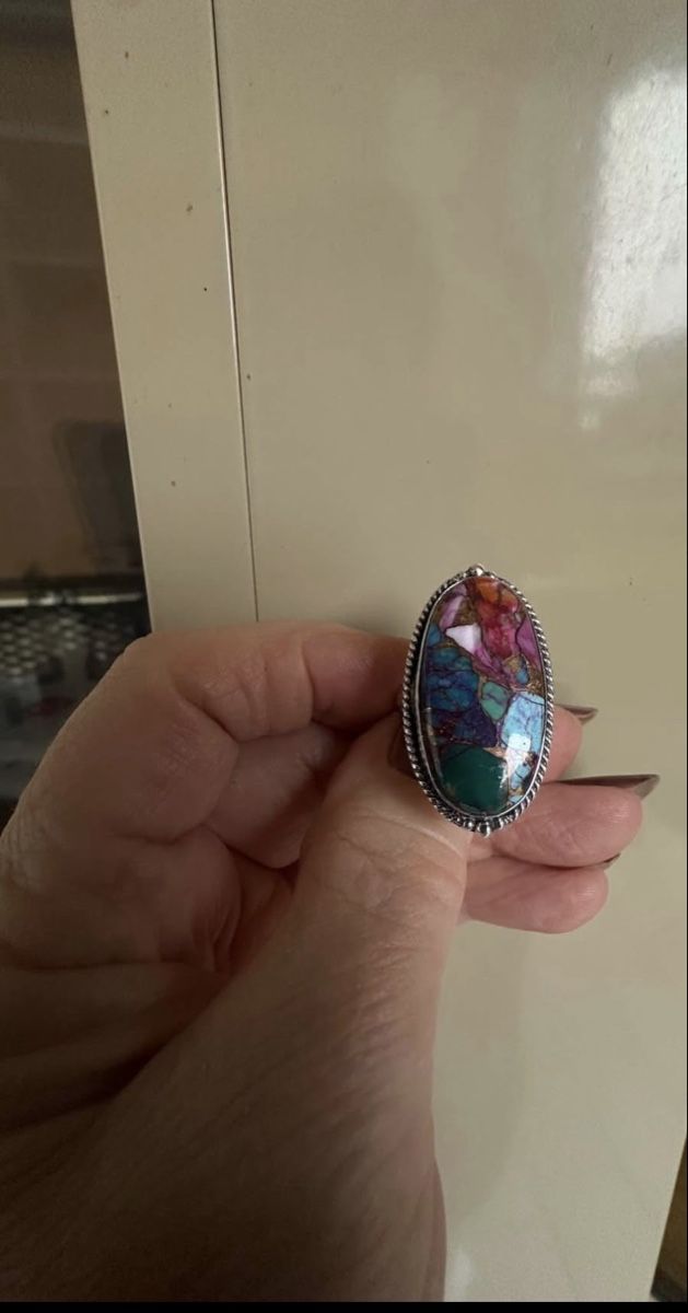 Anelli: Rosa Kupfer Türkis Silber 925 Ring – Nuovo e nell'imballaggio originale da Kriens venduto da Hortensie6 3