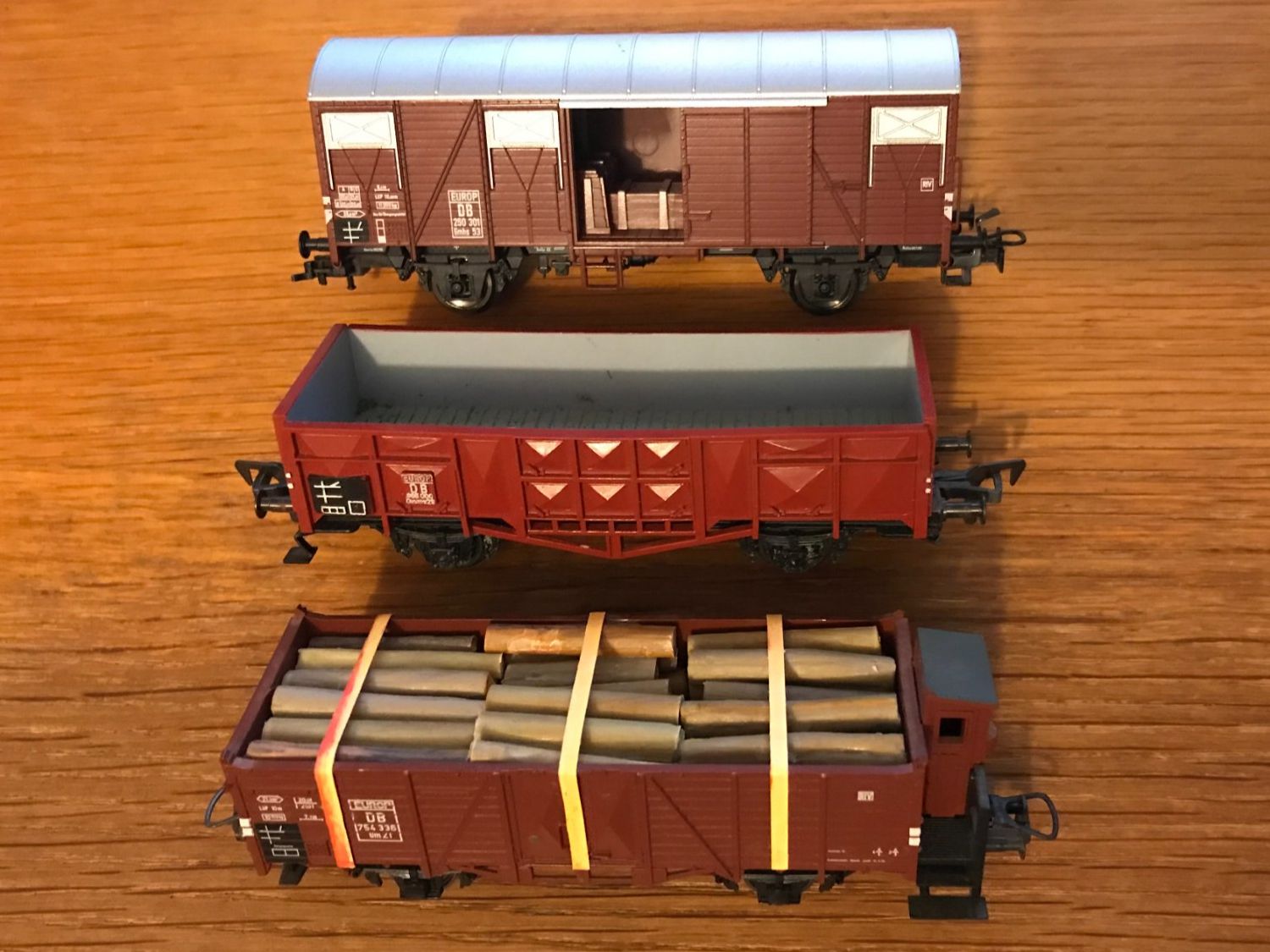 Roco Modelleisenbahnen: 3x Roco/FLM DB Güterwagen – Gebraucht aus Luzern von mey_s13