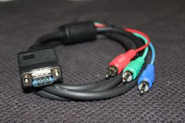 Adapter VGA auf 3 Cinch RCA Stecker