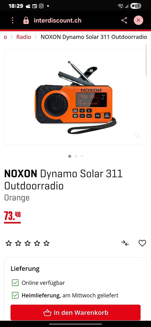 Radio: Noxon Outdorradio Neu.. – Nuovo (secondo la descrizione) da Einsiedeln venduto da Biberchrouser76 4
