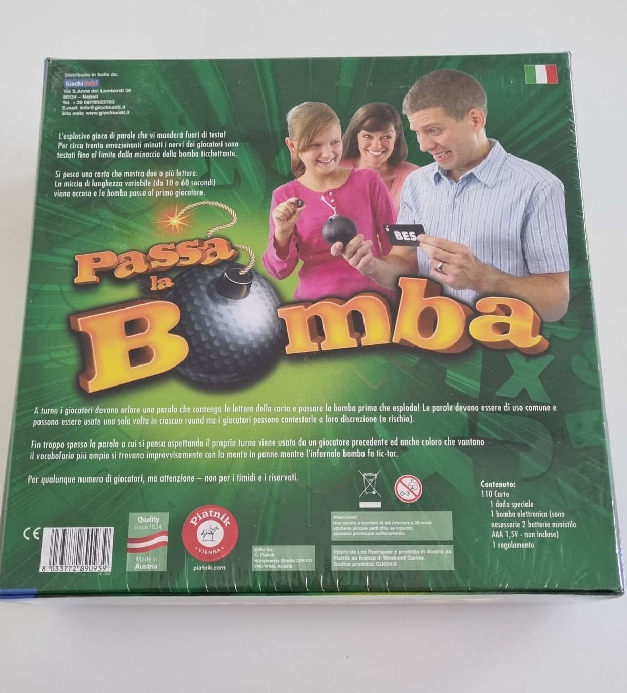 Giochi: Passa la Bomba, Giochi Uniti – Nuovo e nell'imballaggio originale da Cugnasco venduto da FuoriTutto 1