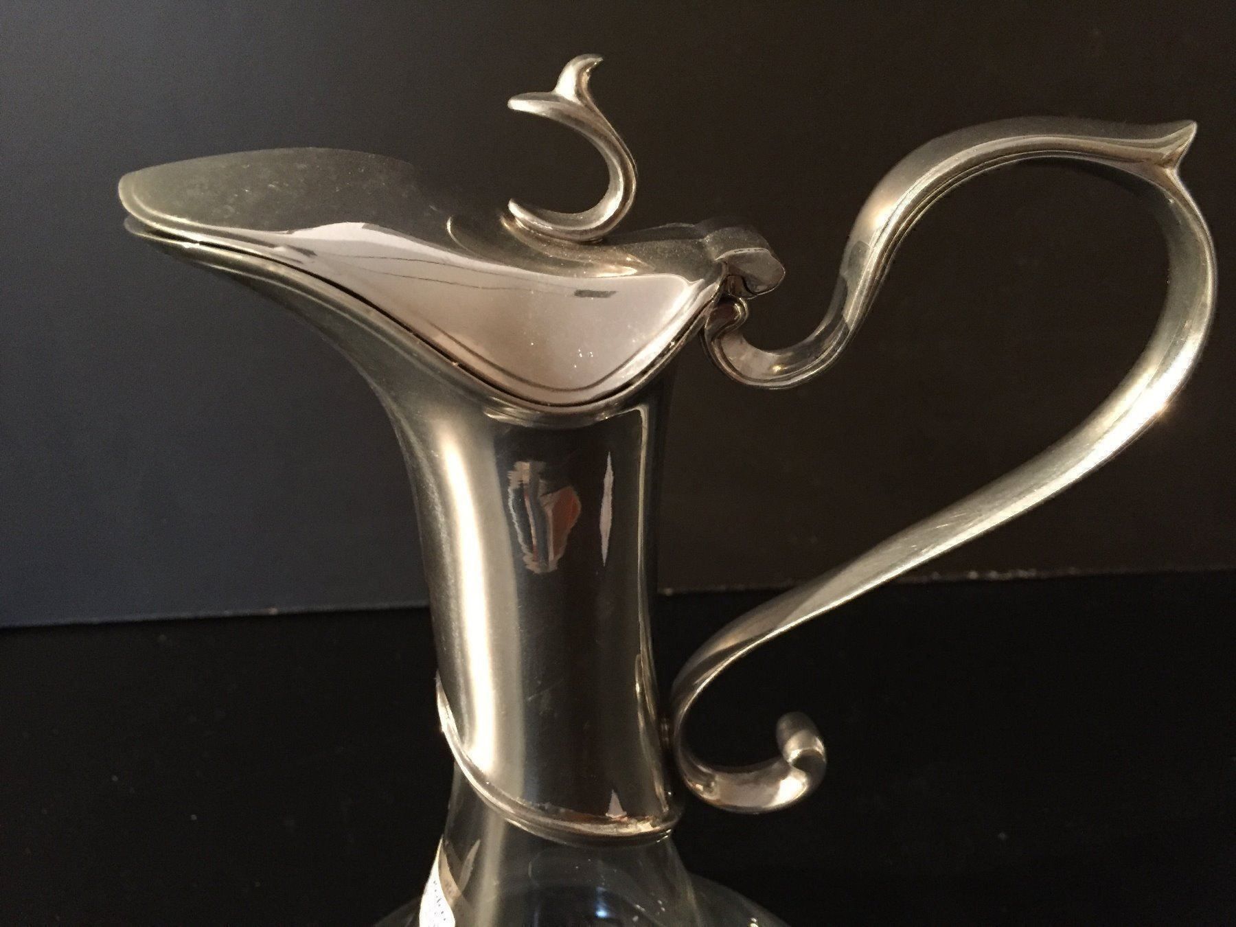 Caraffe: alte Weinkaraffe, Röders Kristall – Nuovo (secondo la descrizione) da Einsiedeln venduto da Fundgrube59 2