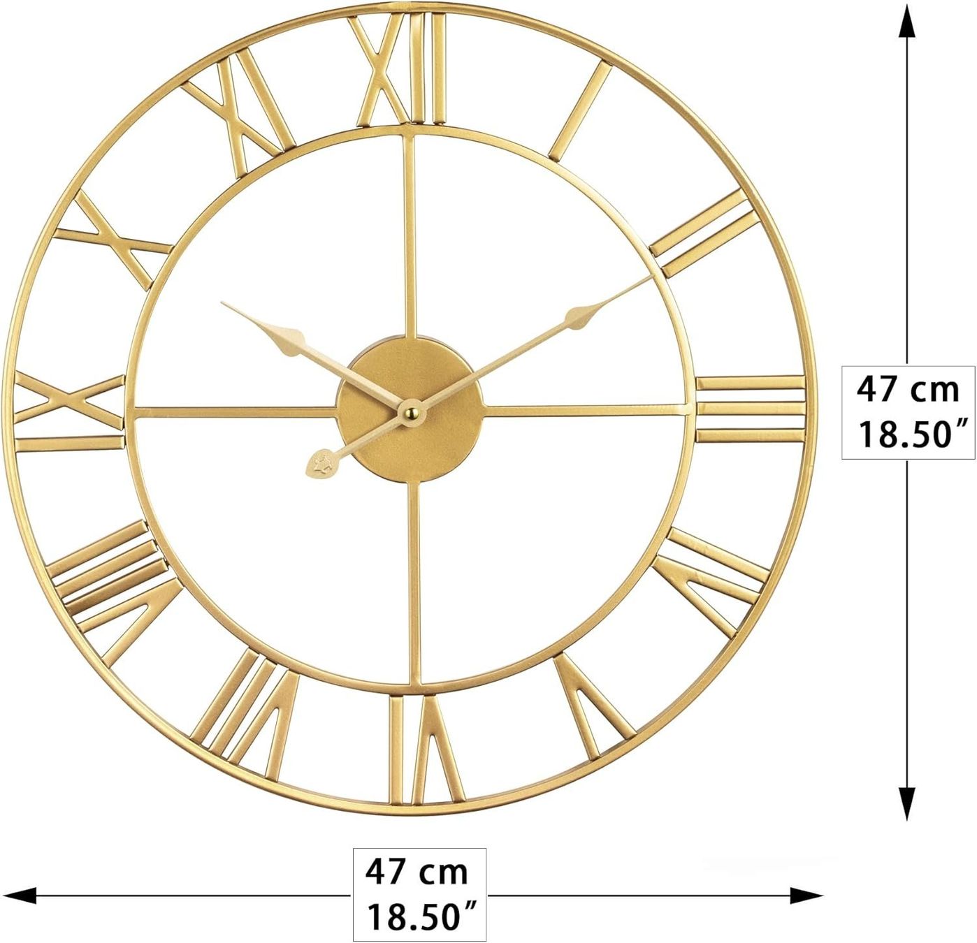 Orologi da terra & Orologi da parete: Wanduhr im Vintage-Stil, 47cm – Nuovo e nell'imballaggio originale da Nuglar venduto da SaleRitter 2