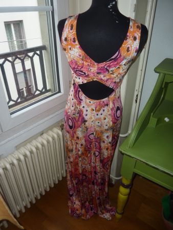 robe longue dos ouvert  L canicule 🥵 marque JUS D'ORANGE
