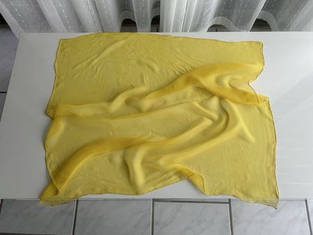 Scarf Yellow Ombre Gradation