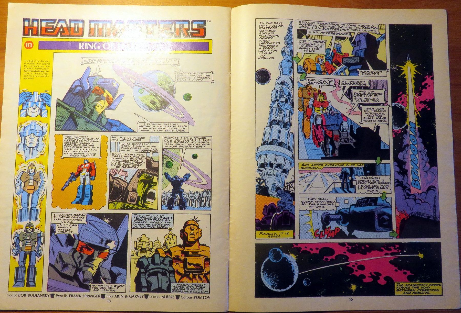Fumetti: Transformers Comics von 87/88 – Usato da Hinwil venduto da Koyuko 1