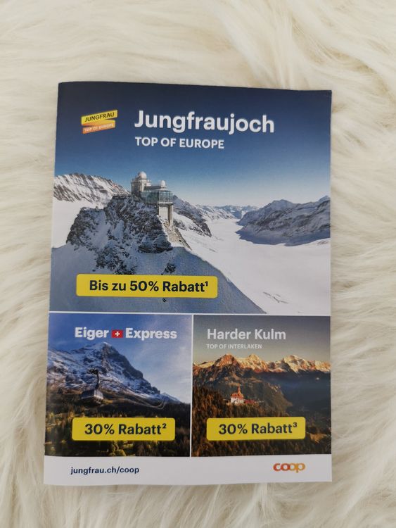 Bon Rabatt Jungfraujoch, Eiger Express, Harder Kulm (Neu (gemäss ...