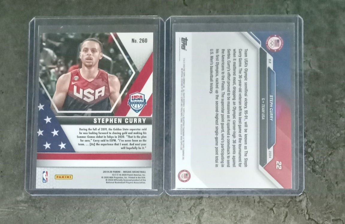 Cartoline: Steph Curry Team USA NBA cards lot – Nuovo (secondo la descrizione) da Vallorbe venduto da ant_75wx 1