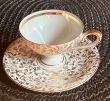 Espressotasse Bavaria Johann Seltmann, Vintage Golddekor