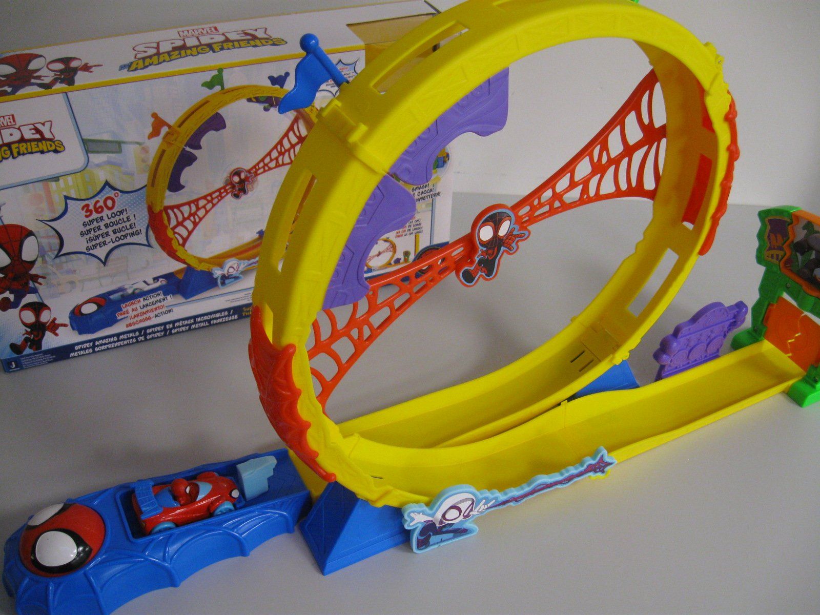 Marvel Giocattoli: SPIDEY 360° Super-Looping MARVEL Disney Junior tiptop – Usato da Romanshorn venduto da samo1974