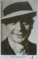 Paul Heidemann (1886-1968) Schauspieler - Autogramm