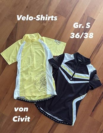 Neuwerige Velo-Shirt gelb oder schwarz Gr. S - 36/38 Civit