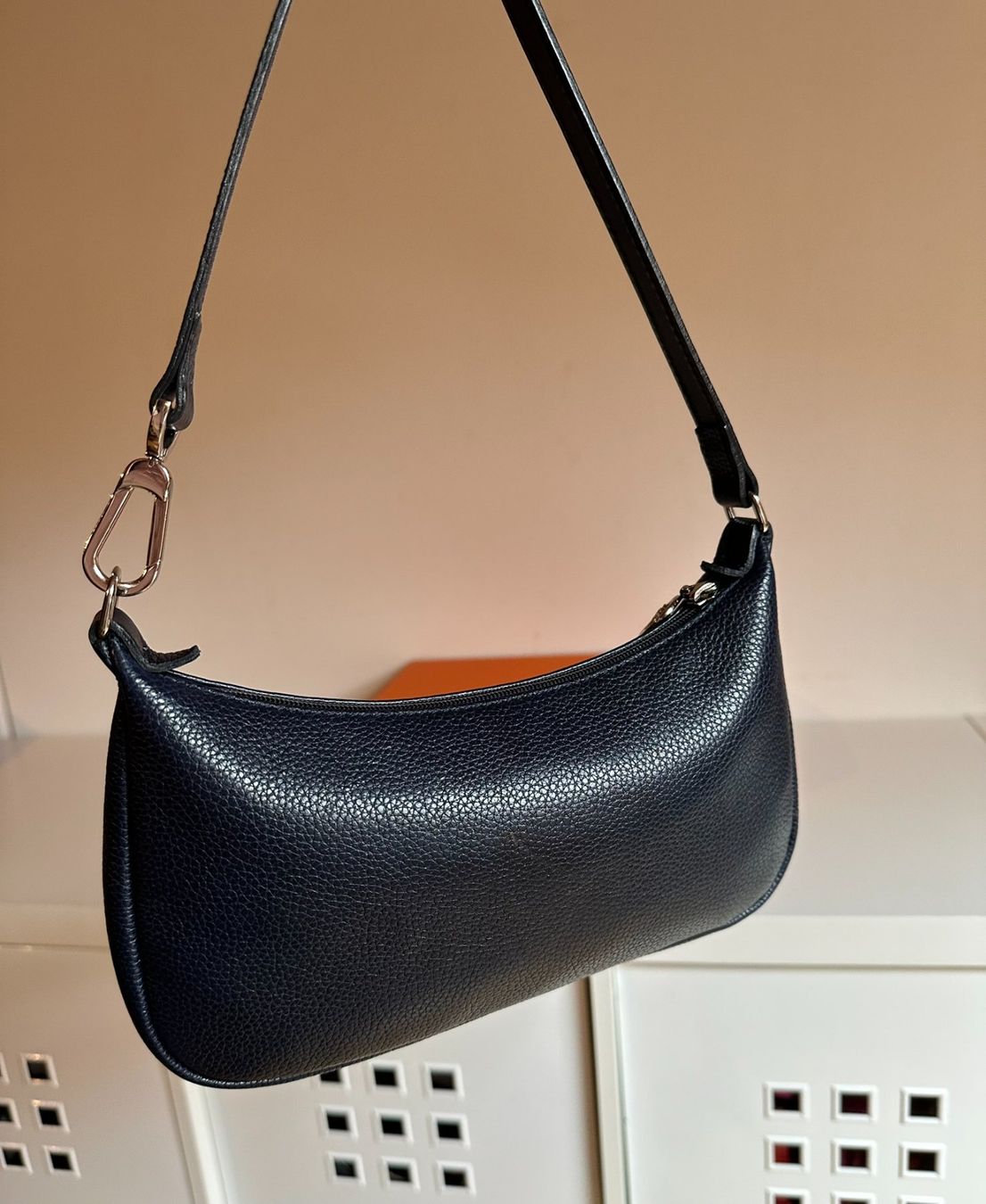 Longchamp Taschen für Damen: Longchamp sac baguette bleu nuit. – Gebraucht aus Bernex von euma1976 8