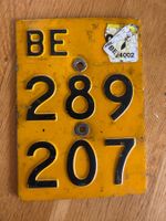 BE 289 207 Mofa Nummernschild