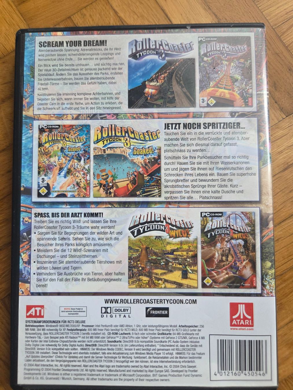Atari Giochi: Rollercoaster Tycoon Deluxe Edition – Usato da Basel venduto da grandfamily 1