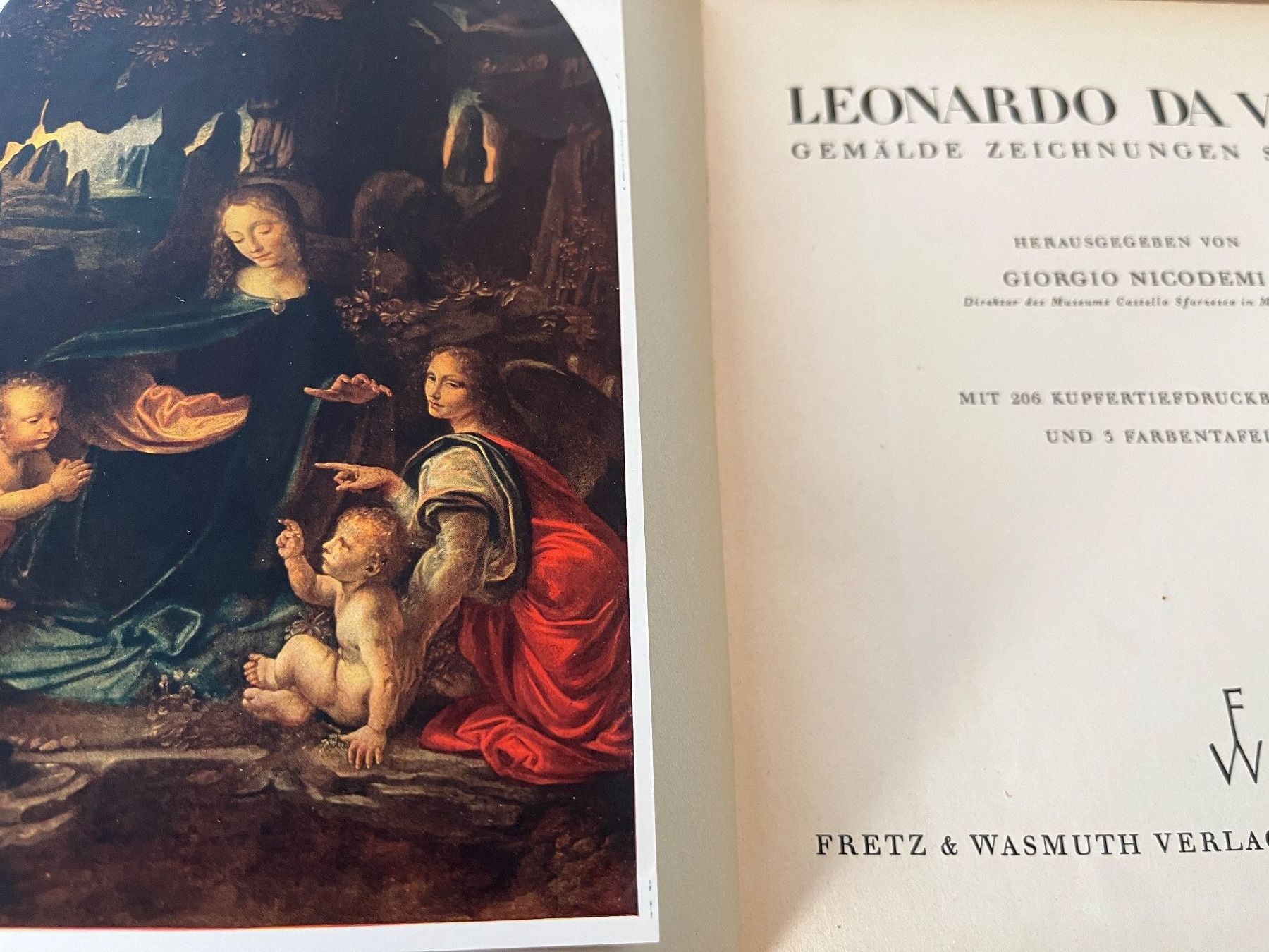 Libri: Leonardo da Vinci Gemälde Zeichnungen Studien, 1939 – Usato da Stetten AG venduto da Brissago25 7