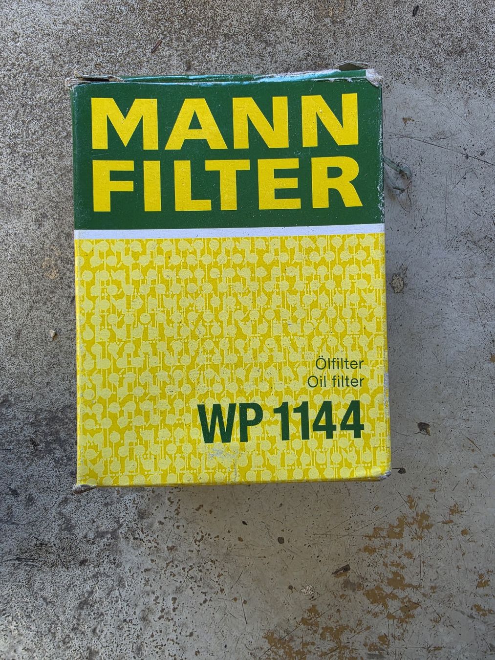 Tutti pezzi di ricambio auto: MANN-FILTER WP 1144 Ölfilter - Neu und Originalverpackt! – Nuovo e nell'imballaggio originale da Schötz venduto da NexuS___SkeletoN