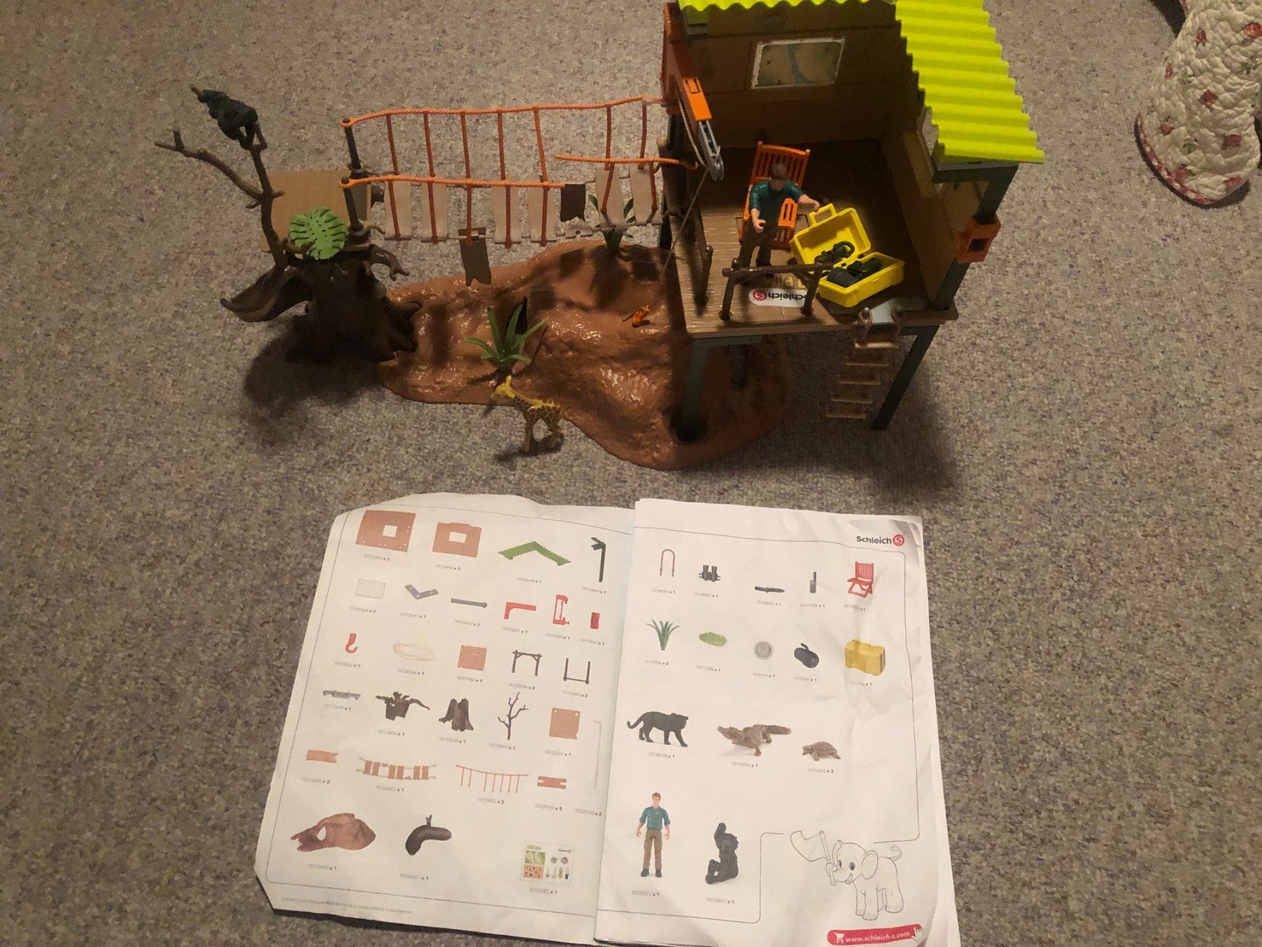 Schleich Giocattoli: Schleich Wild Life Abenteuerstation – Usato da Bassersdorf venduto da sammelfloh 8