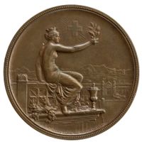 Schützenmedaille Winterthur 1895 ZH