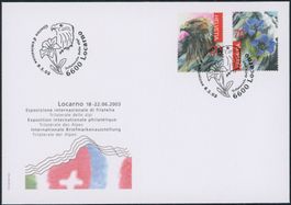 2003 - Trilaterale Ticino - Blockausschnitte - FDC ET