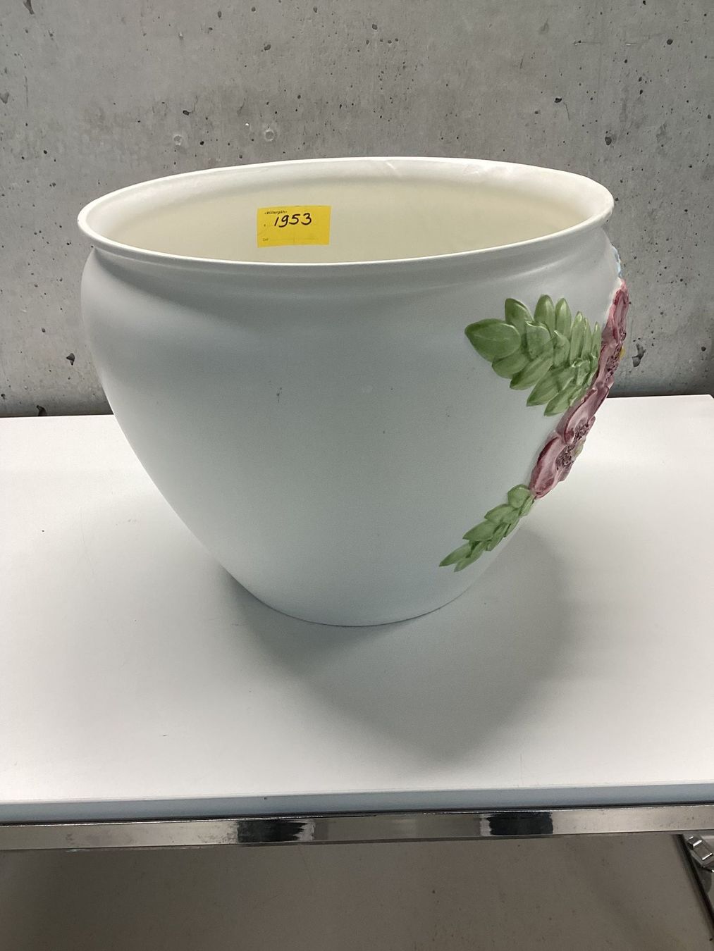 Vasi per fiori: Blumentopf Keramik mit Blumenmuster - Wiitergäh – Usato da Zug venduto da GGZatWork 2