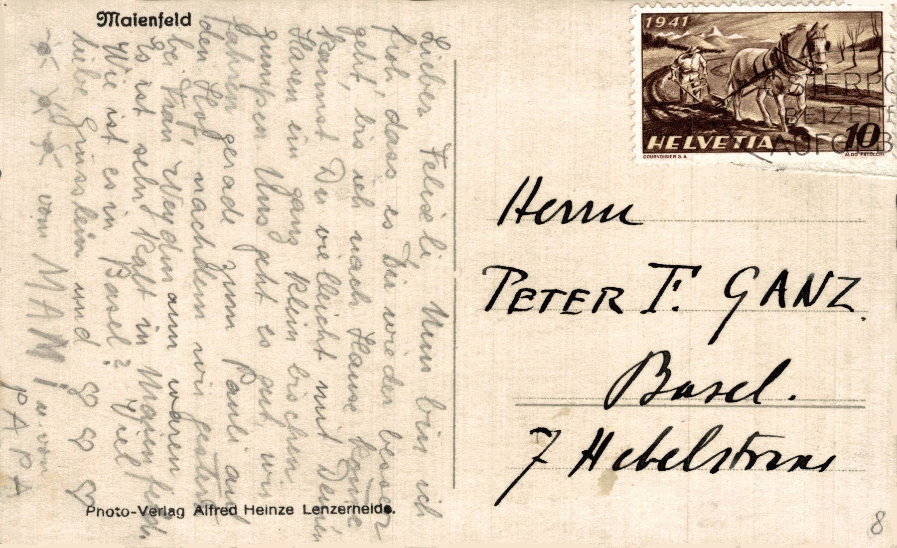 Cartoline postali: Maienfeld – Usato da Bronschhofen venduto da Astore 1