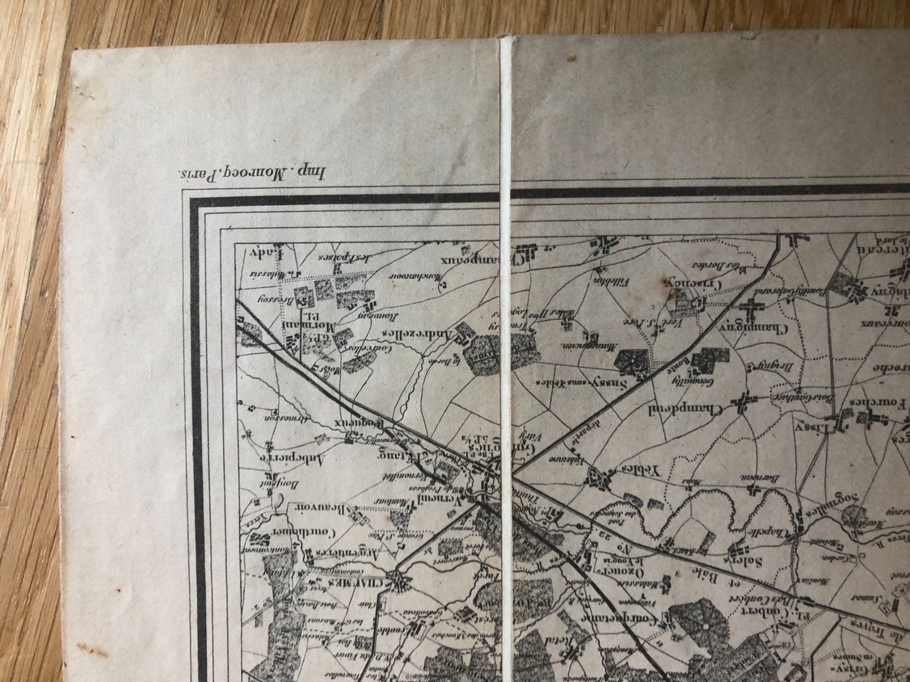 Cartine & Atlanti: Stadtplan Paris: Environs de Paris 1887 – Usato da Zürich venduto da allp 7